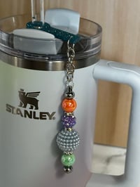Image 2 of Sunrise Spiral Sparkly Tumbler Straw Bauble