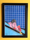 'EASY WAY OUT' original illustration  (A4, frame incl.)