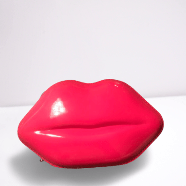 Image of Hot pink lip purse