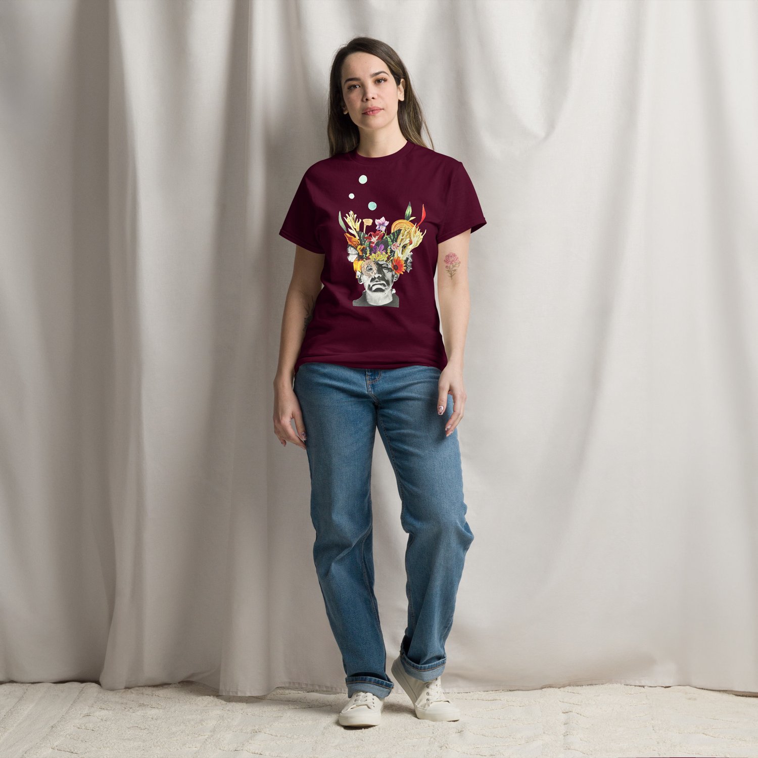 Image of Frankenflower - 100% Cotton Classic Fit Tee - Unisex