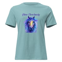Image 6 of Women's Relaxed T-Shirt, Glow Fearlessly Horse Tee