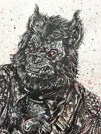 Image 3 of Captain Brutus Skeleton Crew 9x12 Original Ink And Watercolor Star Wars