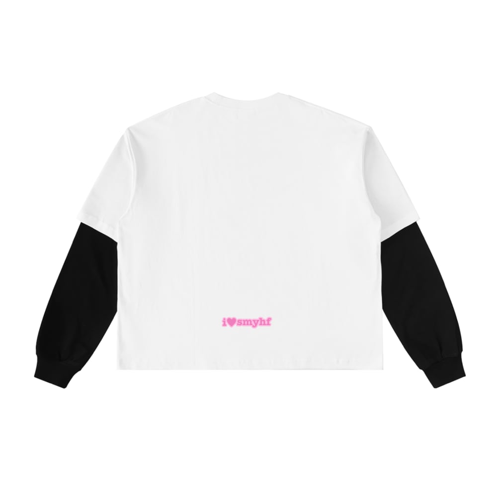 Image of “ETERNAL HEARTS” Layered Long Sleeve T-Shirt