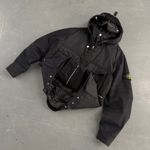 Image of AW 2018 Supreme x Stone Island Raso Gommato Helicopter Jacket, size small