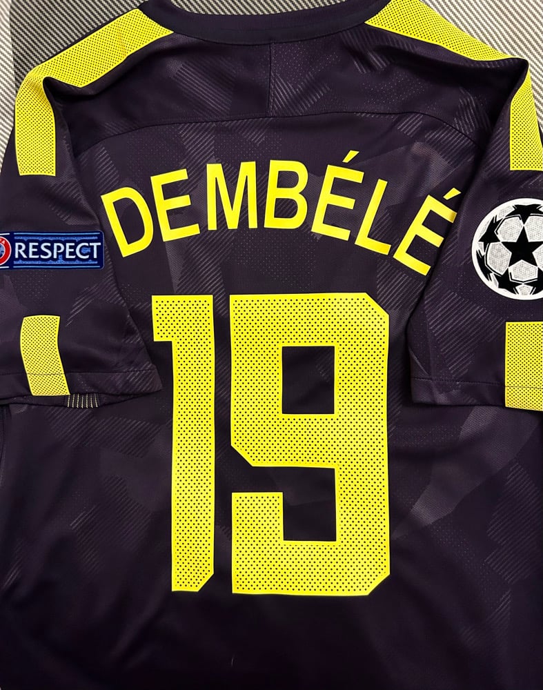 Image of Tottenham Hotspur “DEMBÉLÉ 19” 2017/18 Third Shirt + UCL patches (M)