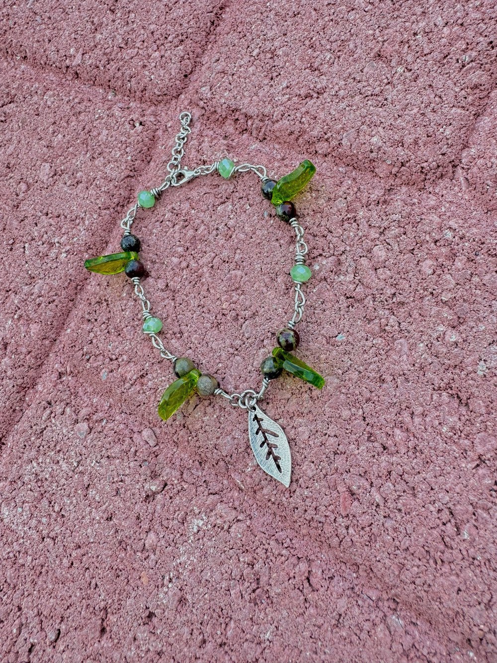 Image of "Mother Earth" Bracelet w/ Dragon's Blood Jasper