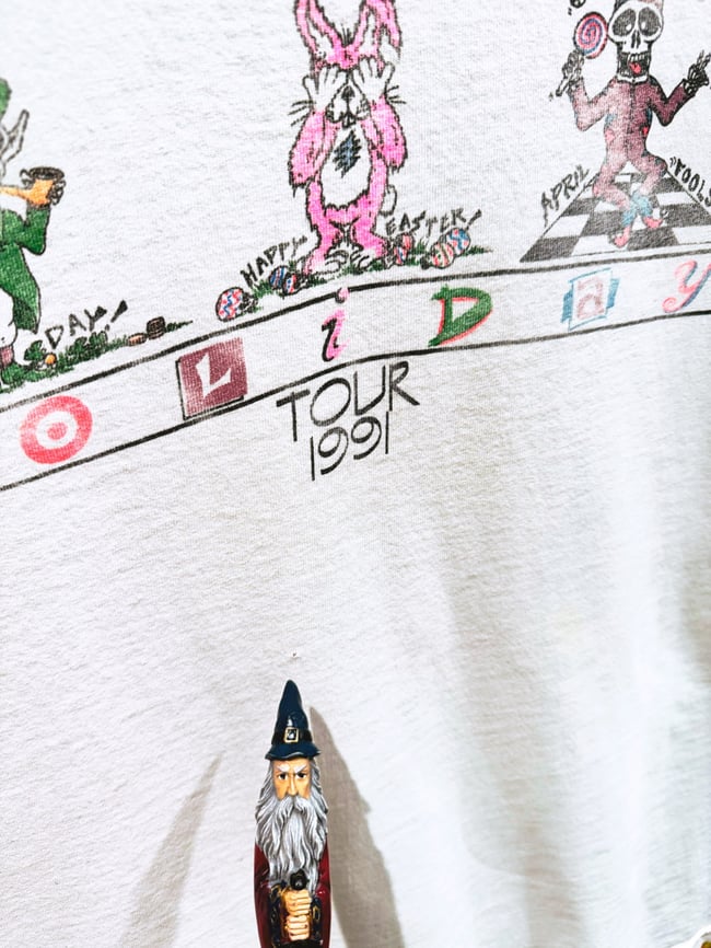 Grateful Dead 1991 ‘Holiday’ Tour Lot T-Shirt - Size L