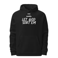 Image 1 of Trubledera Let God Sort’em Under Armour® hoodie