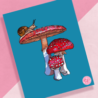 Image 1 of snail print