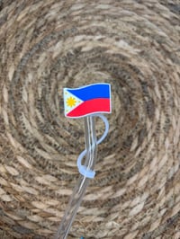 Image 1 of Philippines Flag Straw Topper