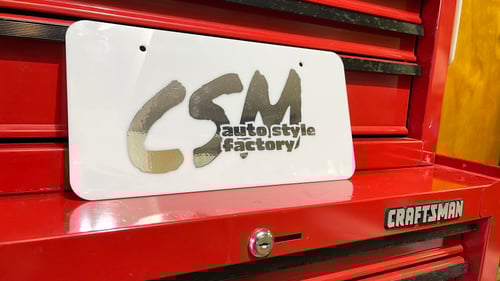 Image of Auto Style Factory - Vanity Plates