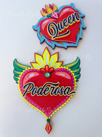 Image 5 of "PODEROSA" HEARTS SVG / ARCHIVO DIGITAL 