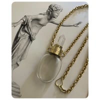 Image 2 of Antique Bottle Necklace - Solid Brass 