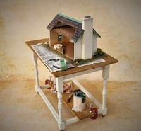 Image 3 of Beautiful Nell Corkin dollhouse for a dollhouse miniature building table scene 144th scale