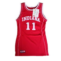 Image 1 of Isiah Thomas Basketball Jersey Dress Womans Size M Red Indiana Hoosiers