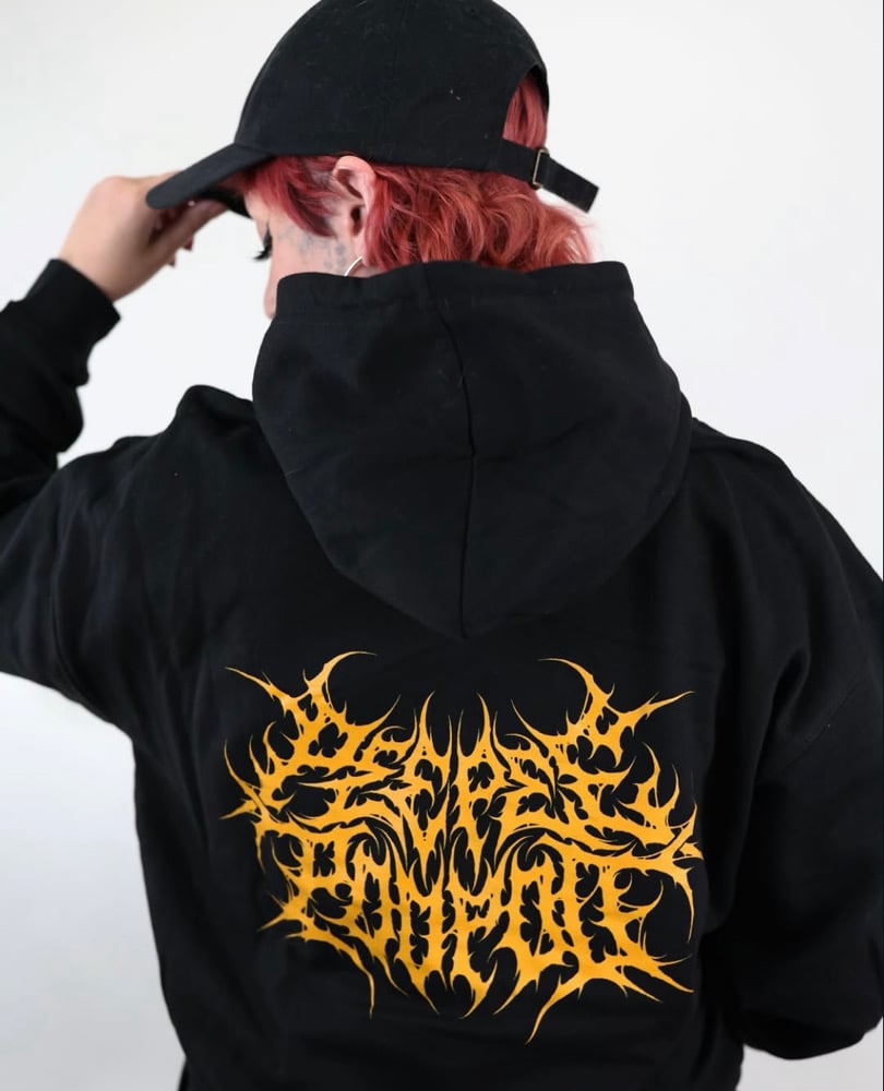 Image of 🖤🧡 Orange And Black PeePee PooPoo Hoodie
