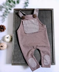 Image 1 of Newborn romper for photo shoots | Dylan | cocoa brown
