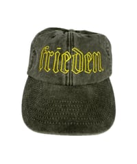 Image 1 of frieden Cap Yellow on Bottle Green
