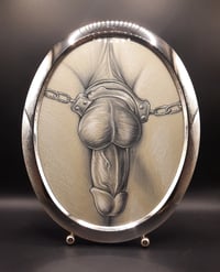 cuffed from behind original drawing