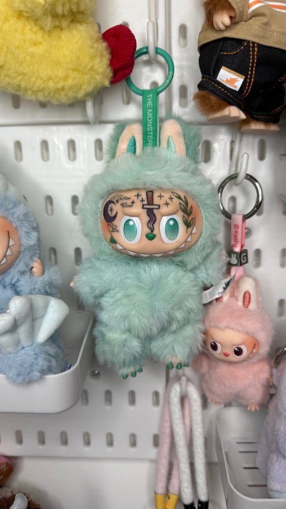 Image of Labubu Big Into Energy Tattoo Custom Witch designs 