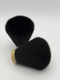 Image 1 of Black AK7 Synthetic Shaving Brush Knot 26mm