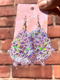 Image 3 of Love Nug Dangles in Cotton Candy