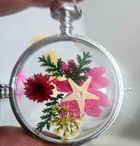 Image 3 of Pressed flower &starfish pendant.