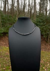 Image 2 of Black Obsidian Heart Choker