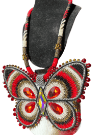 Image 3 of War Paint Butterfly Medallion 