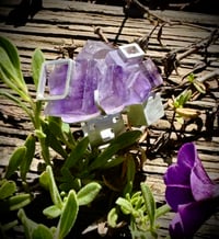 Image 10 of Framed Violet Cubism