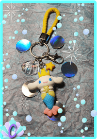 Image 3 of Sanrio Mermaid Wristlet Keychain