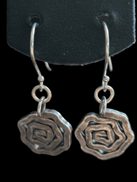 Image 4 of Rose drop earrings