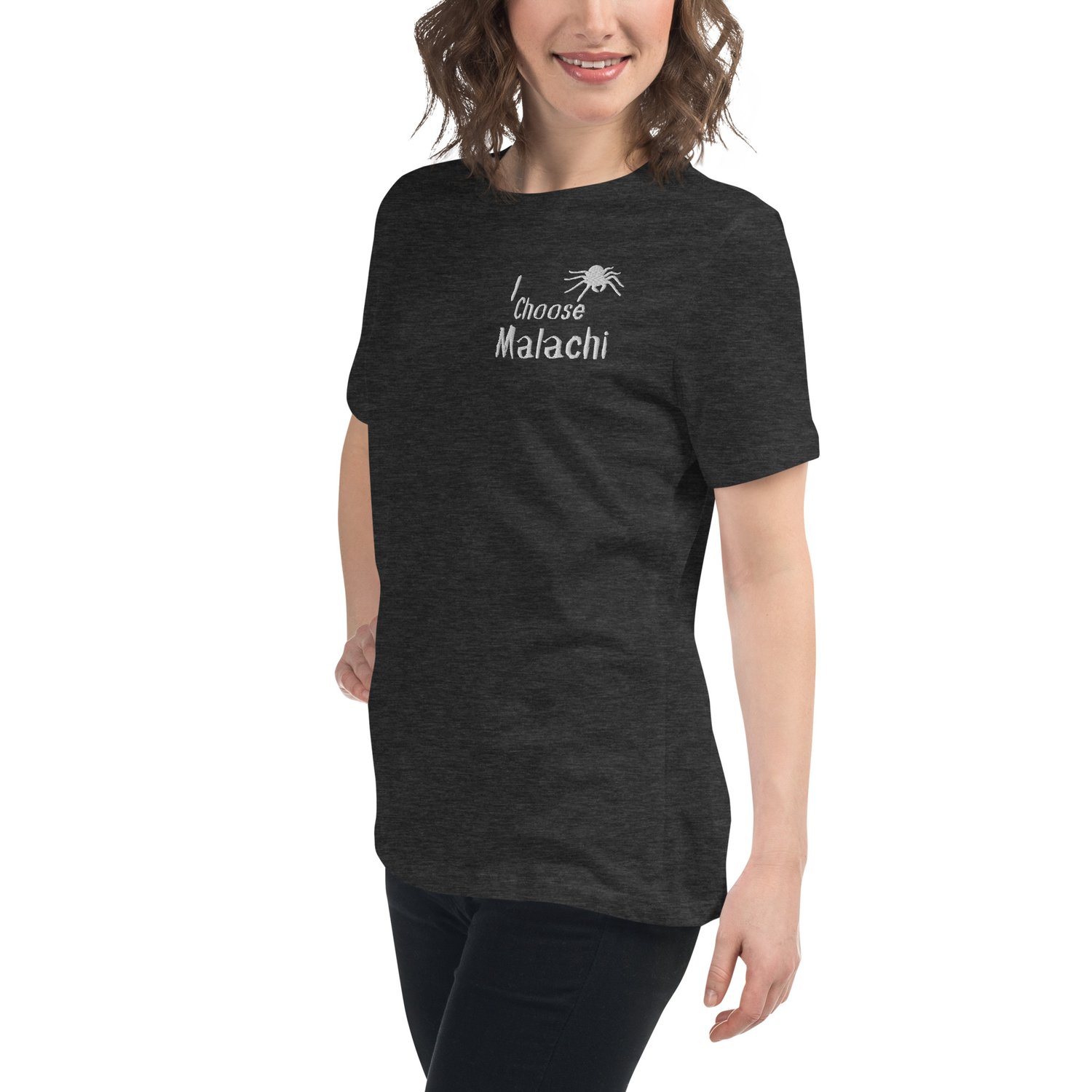 Image of Officially Licensed Little Stranger I choose Malachi embroidery t-shirt