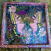 Image 3 of Pink Sparkles Butterfly Tray