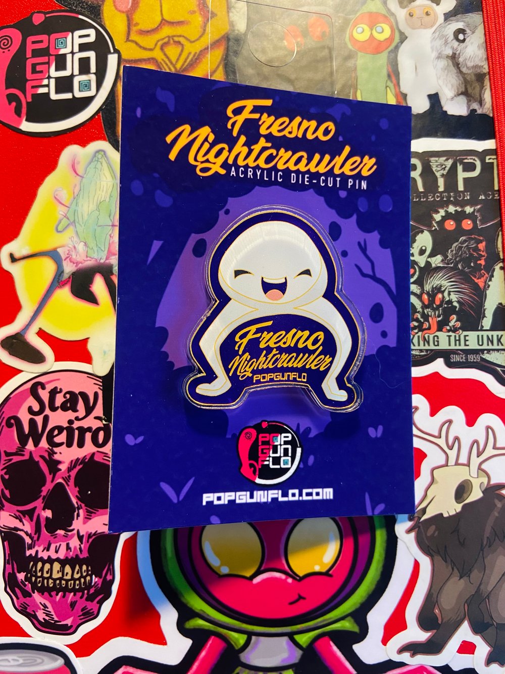 Fresno Nightcrawler Pin