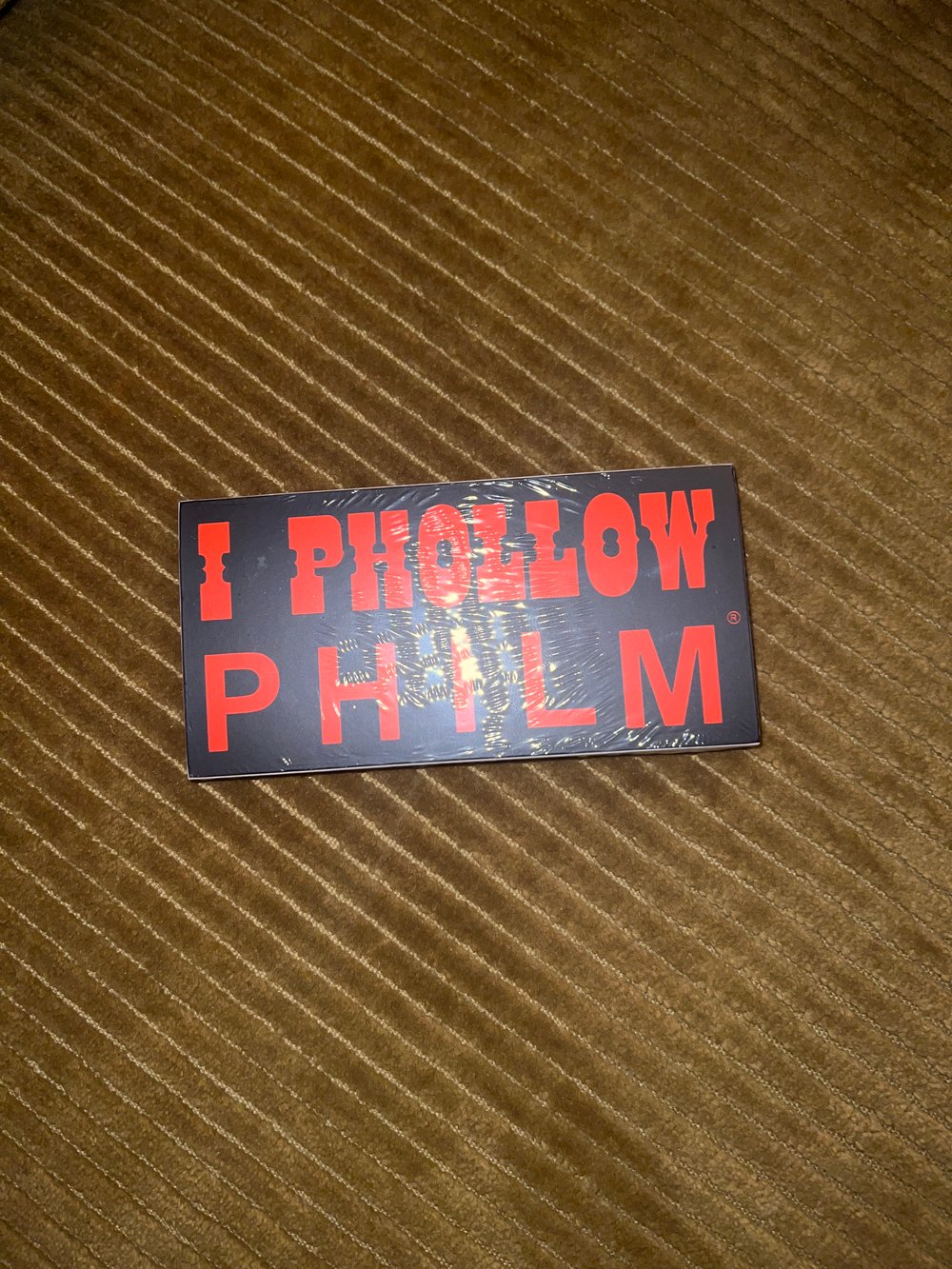 Image of I PHOLLOW PHILM STICKER BLACK