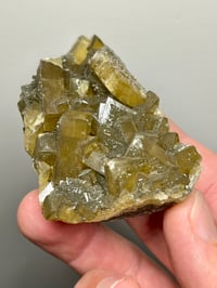 Image 11 of Golden Barite On Fluorite Specimen | Jiangxi China #2769
