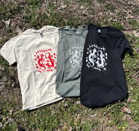 Image 1 of blockprinted dragon shirts!