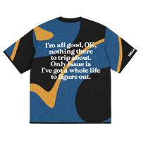 Image 2 of Life - Blue/Gold/Black - Knitted Shirt