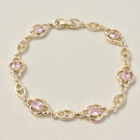 Image 1 of Pink Stone Bracelet