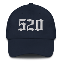 Image 3 of LOWER AZ white font Dad hat