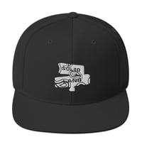Image 2 of White Paisley Logo Snapback 2