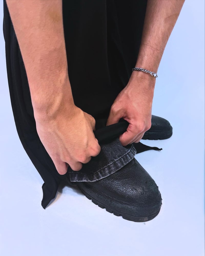 Image of Diesel Black D-Rise 0HLAB Jeans