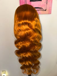 Image 1 of 24 inch body wave ginger wig 