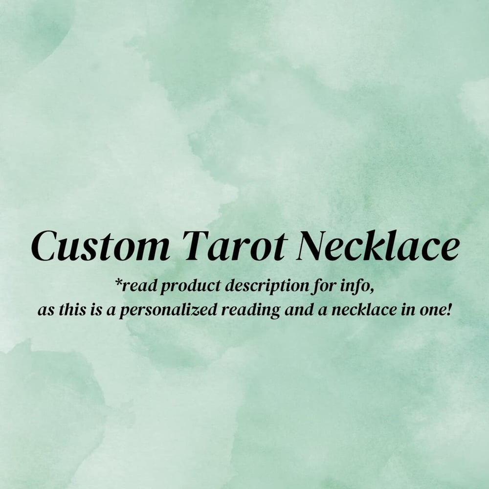 Image of Custom Tarot Necklace (LIMITED TIME ONLY)