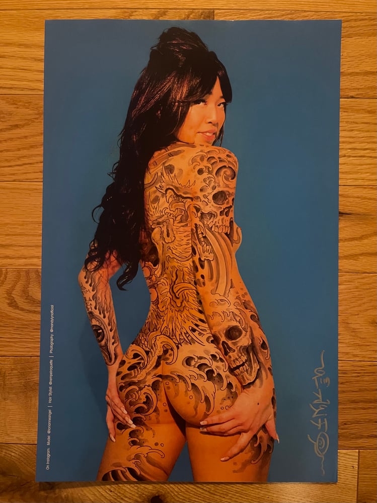 Image of Tim Lehi X Mandy Lyn "Dragon Back" Signed Poster