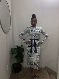 Image 1 of 📰EXTRA, EXTRA, READ ALL ABOUT IT DRESS📰