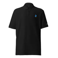 Image 1 of Birdflip® black golf shirt