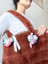 Image 2 of My Heart To Yours Ornament Quilted Keychain Accessory 2
