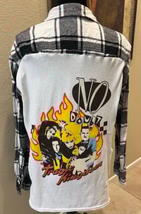 Vintage Black/White Flannel Shirt No Doubt